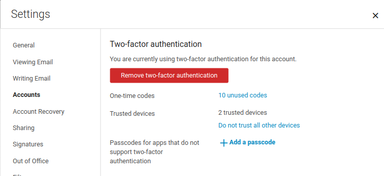 Zimbra Two-Factor Authentication - XMission Wiki